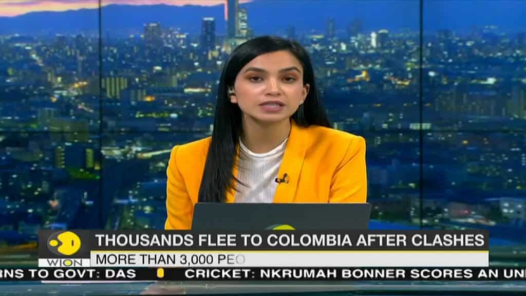 Thousands flee to Colombia after clashes on Venezuela border