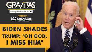 Gravitas: Joe Biden attends his first press conference with a 'cheat sheet'