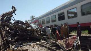 Death toll of Egypt train collision revised down to 19; Burial begins