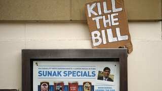 UK PM calls attack on police 'disgraceful' during 'Kill the Bill' protests