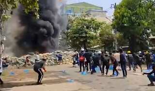 Myanmar protesters urge 'guerrilla strikes' as internet blackout widens