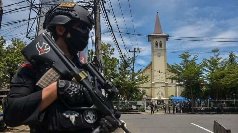 Indonesian president slams suicide attack at church as an 'act of terror' 
