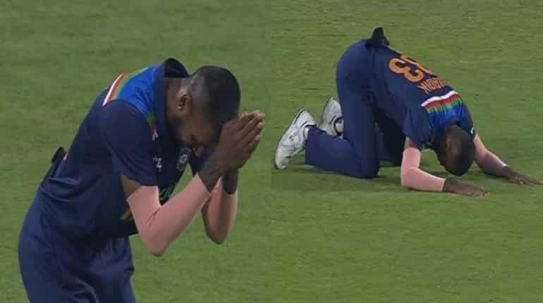WATCH| Hardik Pandya's hilarious reaction after Ben Stokes' dismissal