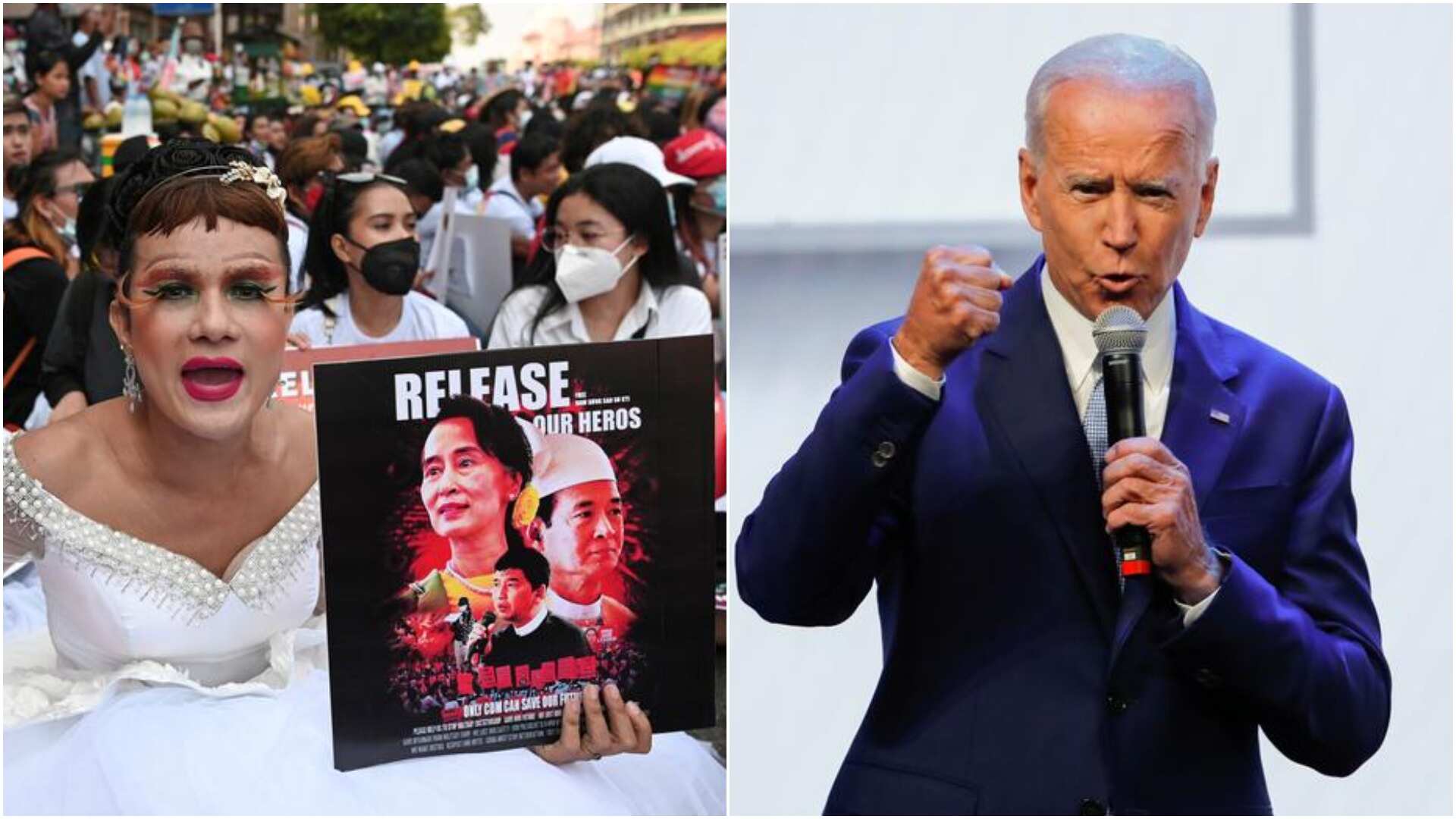 Myanmar bloodshed 'absolutely outrageous', US working on sanctions: Biden Myanmar bloodshed 'absolutely outrageous', US working on sanctions: Biden