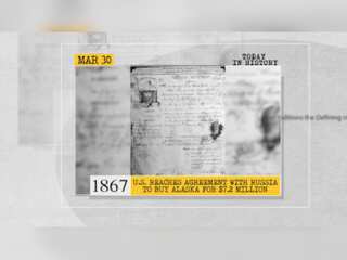 March 30 in history: Treaty of Paris signed, Russia sells Alaska to US, and more