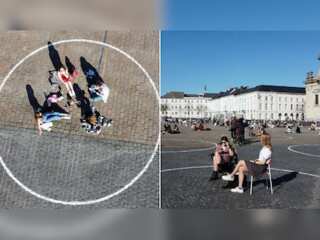 Circle of protection: Belgian university comes up with innovative idea for social distancing