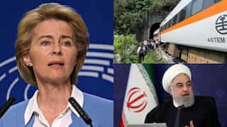 Top 10 world news today: EU denounces China's 'harassment', 48 dead in Taiwan train crash and more