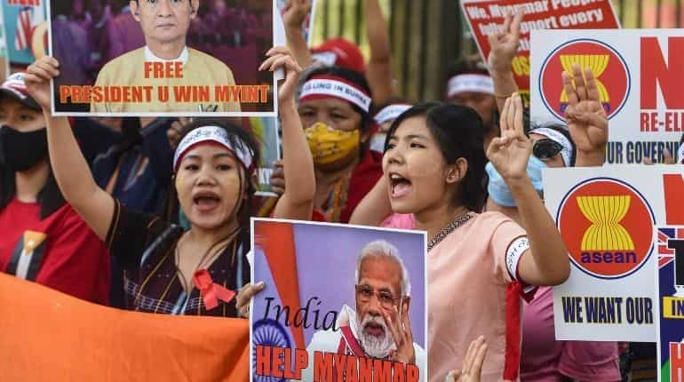 Dealing with influx from Myanmar as per laws, humanitarian consideration: India Dealing with influx from Myanmar as per laws, humanitarian consideration: India