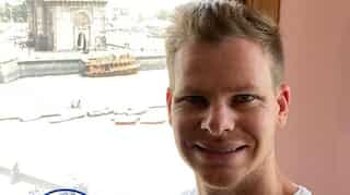 IPL 2021- Delhi Capitals' star batsman Steve Smith arrives in Mumbai