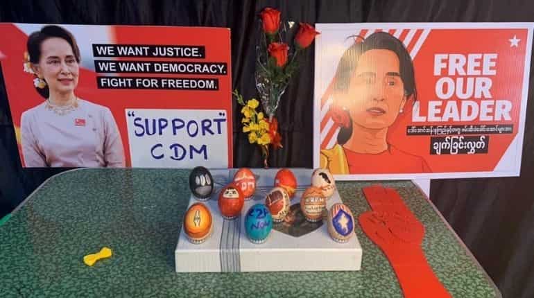 Praying for Suu Kyi