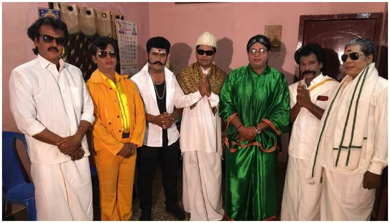 Tamil Nadu: Lookalikes of Rajinikanth, Kamal Haasan and others hit campaign trail Tamil Nadu: Lookalikes of Rajinikanth, Kamal Haasan and others hit campaign trail