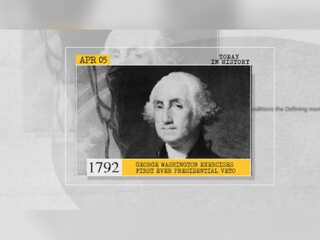 Today in history: First US presidential veto exercised, Chile declares war on Peru & Bolivia, and more
