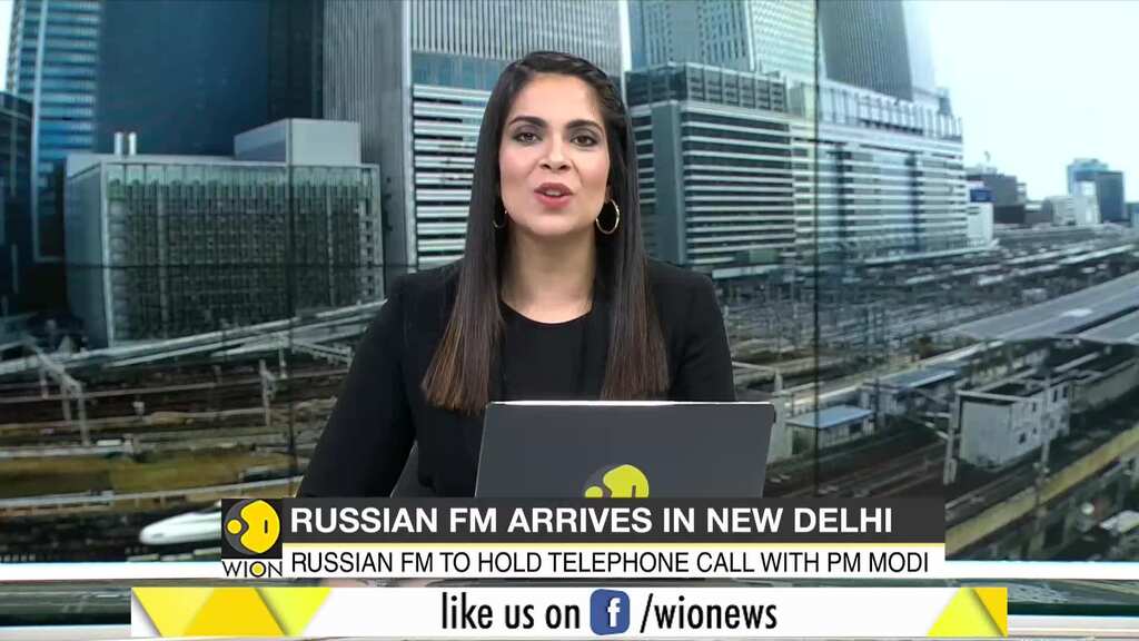 Russian foreign minister Sergey Lavrov arrives in India for two-day visit