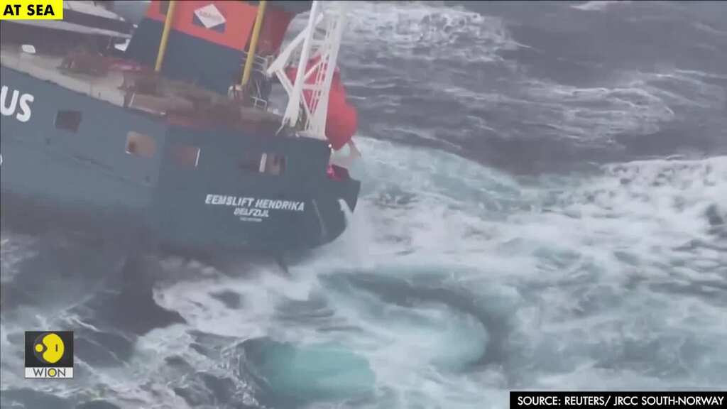 Dutch cargo ship adrift off Norway after dramatic rescue