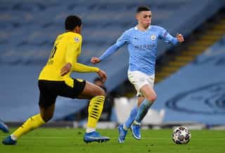 Foden hands Man City late advantage against Dortmund