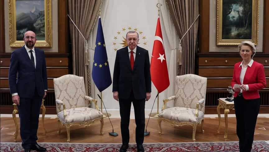 Turkey denies it snubbed EU chief during Ankara visit