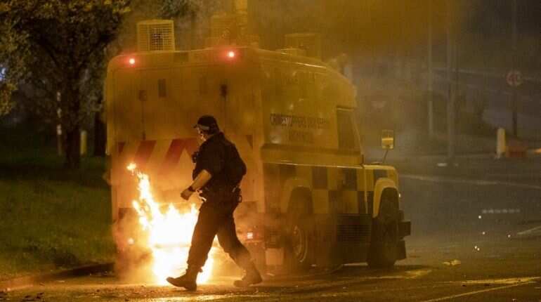 British PM condemns latest Northern Ireland violence British PM condemns latest Northern Ireland violence