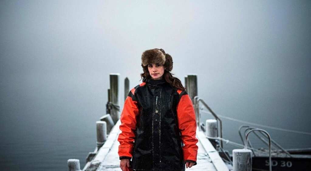 Sweden's only female oyster diver finds calm at sea