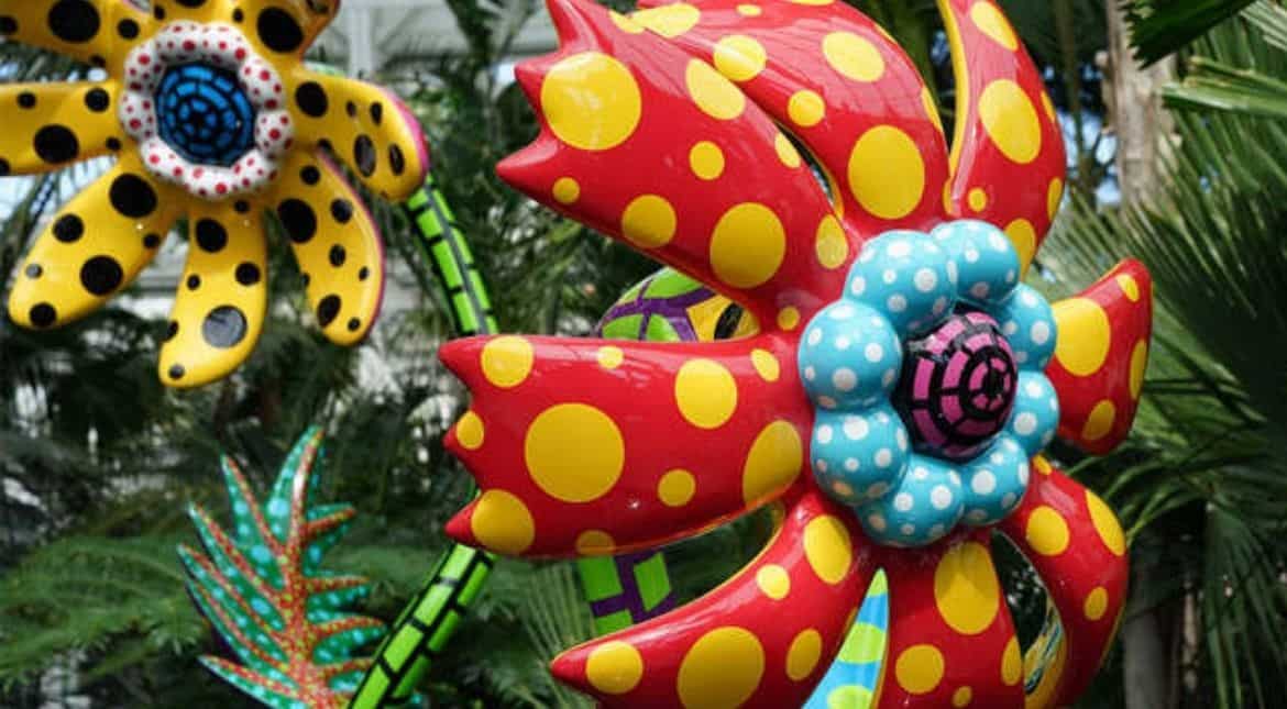Pumpkins, peas, peonies: New York exhibit celebrates Japan's Kusama Pumpkins, peas, peonies: New York exhibit celebrates Japan's Kusama