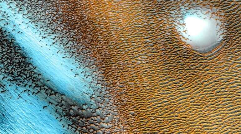 NASA releases stunning image of magical 'sea of dunes' on Mars
