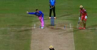 Watch: Riyan Parag brings out 'right-arm perpendicular' delivery vs Punjab Kings in IPL 2021