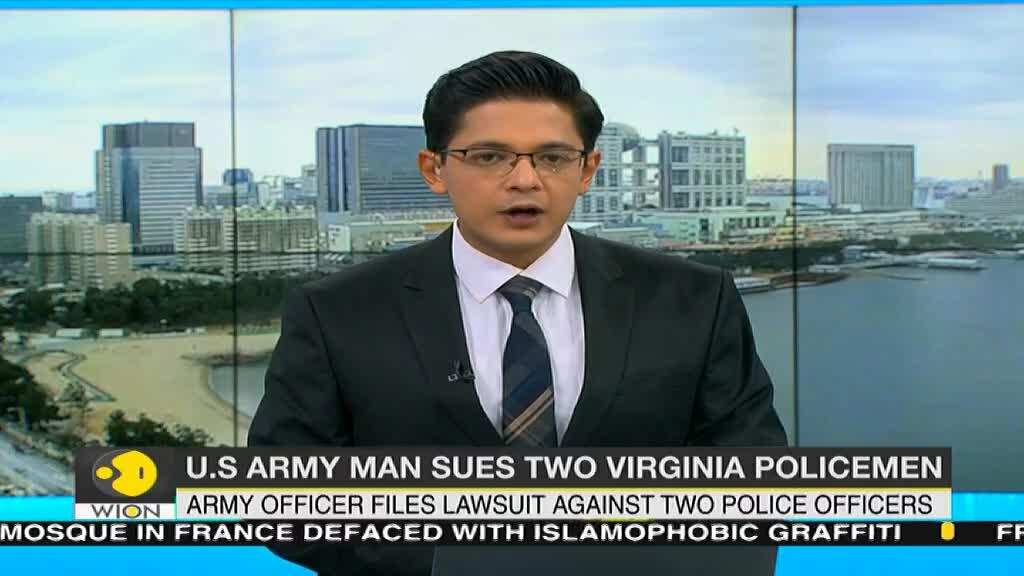 US army officer files lawsuit against two Virginia policemen