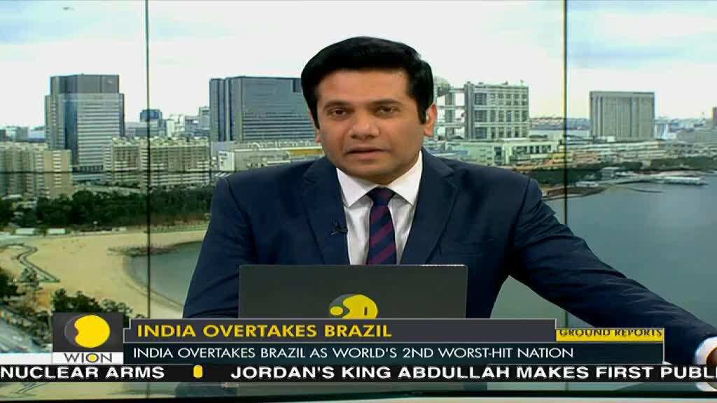 India overtakes Brazil as world's 2nd worst-Hit nation