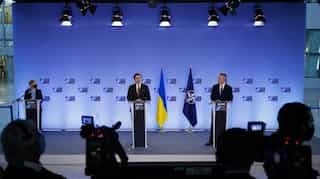 Ukraine minister calls for military help, more sanctions on Russia 