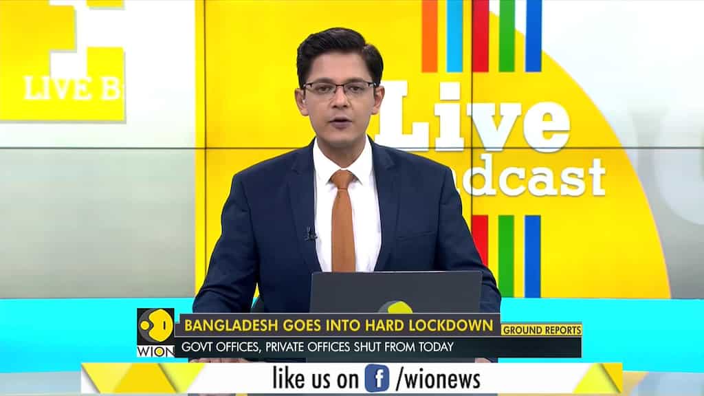 Bangladesh: 8 day strict lockdown begins after daily COVID cases rose to 7 month high