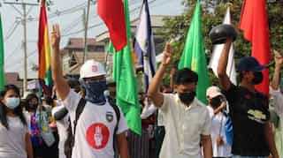 Myanmar security forces arrest prominent leader of campaign against coup