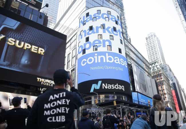 Coinbase makes its historic Nasdaq debut