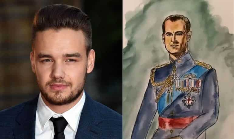 Liam Payne artful tribute to Prince Philip, paints portrait of the late Royal