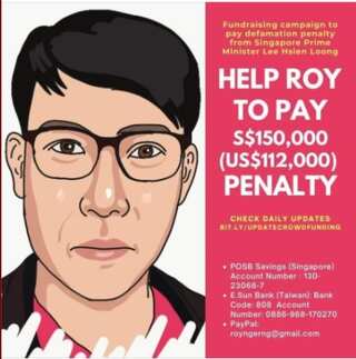 Singapore activist who crowdfunded PM defamation penalty says people contributed to show resistance