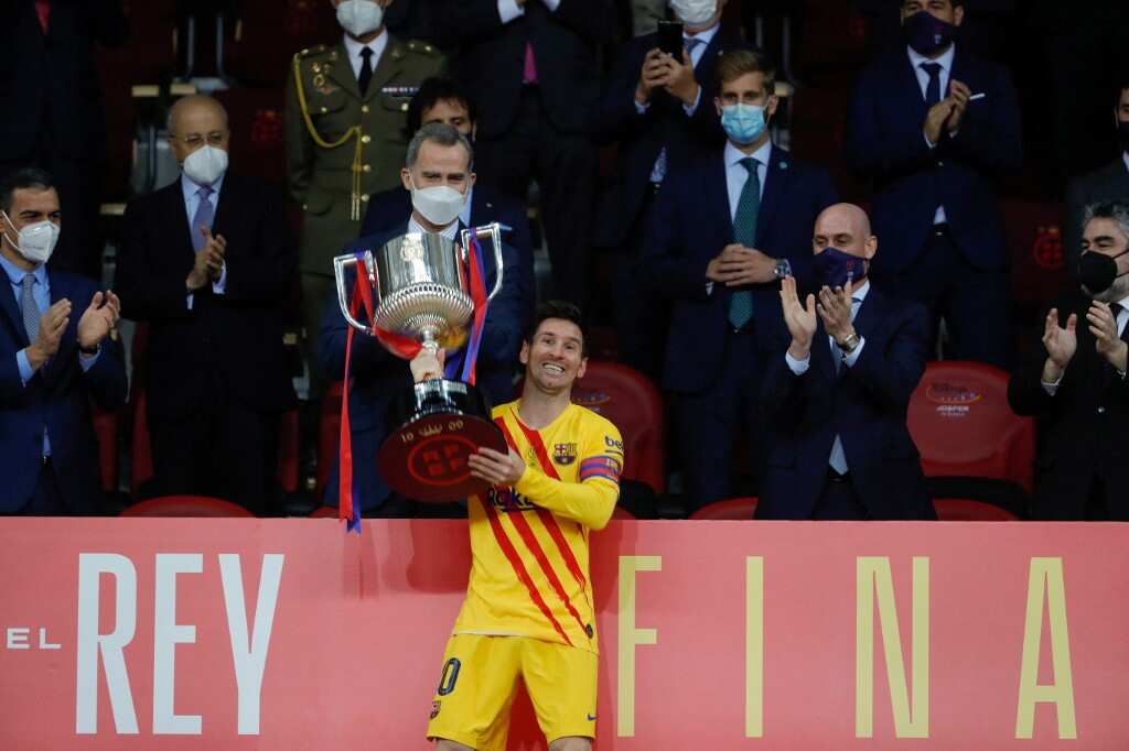 Sensational Messi scores twice as Barca beat Athletic to win Copa del Rey