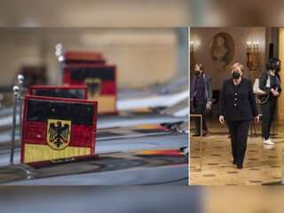 Germany pays respect to 80,000 coronavirus victims in a ceremony