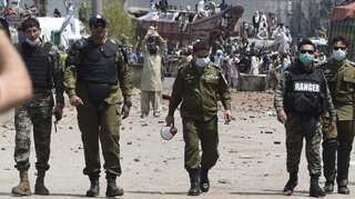 Pakistan police officers taken hostage during anti-France protests: Officials