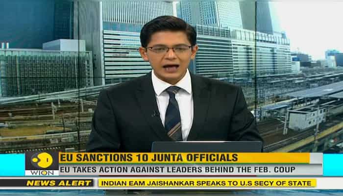 EU sanctions 10 Myanmar junta officials, 2 firms