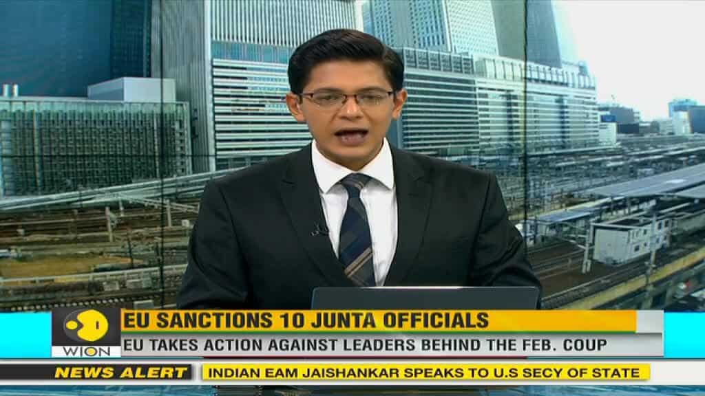 EU sanctions 10 Myanmar junta officials, 2 firms