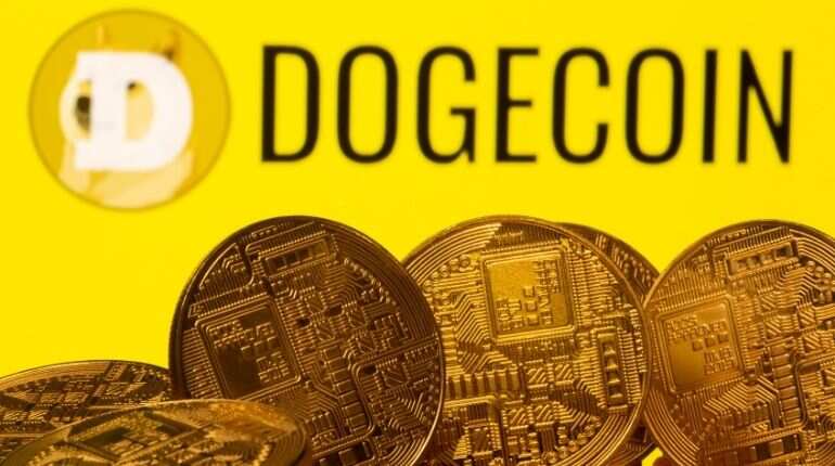 Dogecoin cryptocurrency slumps after hashtag-fueled surge to record high Dogecoin cryptocurrency slumps after hashtag-fueled surge to record high