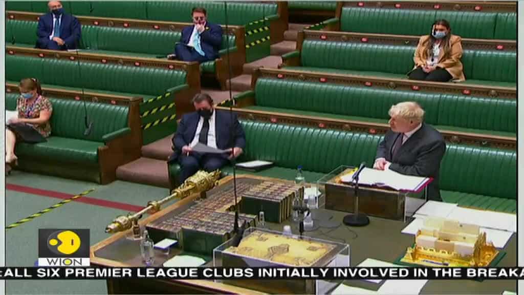 News Alert: British PM Johnson takes questions in Parliament