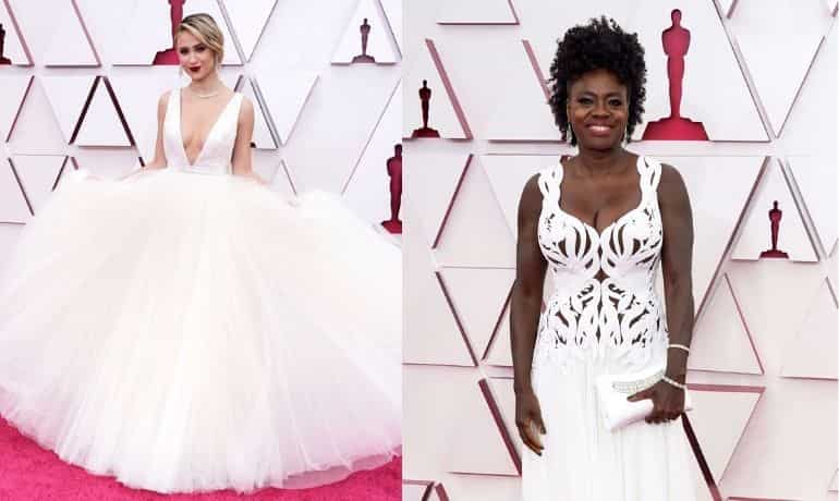 Viola Davis and Maria Bakalova