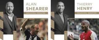 Henry and Shearer inducted into Premier League Hall of Fame