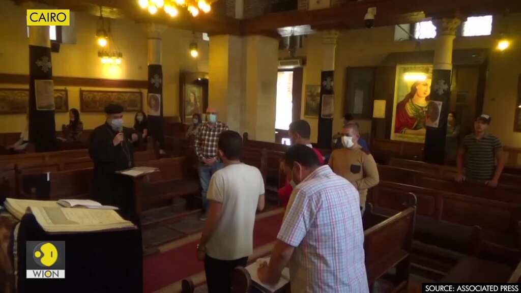 Orthodox Christians celebrate Palm Sunday in Egypt
