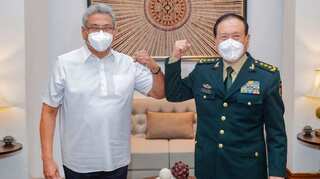 Chinese def minister calls on Lanka's leaders; discusses steps to boost ties