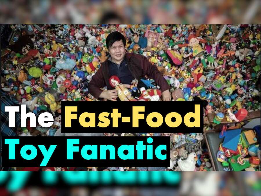 Have you ever seen a super-sized collection of fast-food restaurant toys?