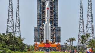 US tracking out-of-control wreckage of Chinese rocket falling back to Earth
