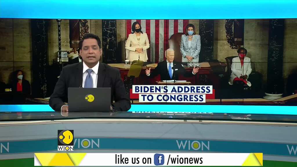 Biden's delivers first address to Congress, says America is dreaming & leading the world again