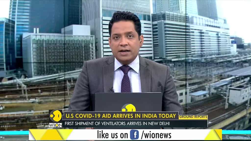 First shipment of COVID-19 aid from US arrives in India