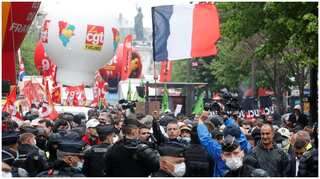 Thousands join May Day protests across France, police arrest 34