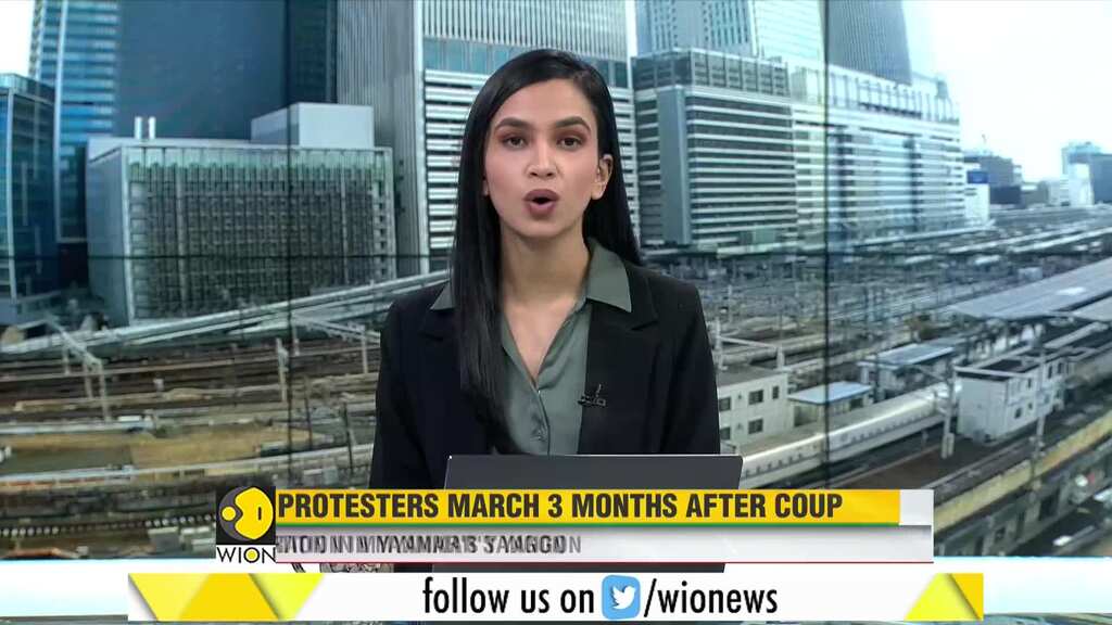 Myanmar: Anti-coup protest in Yangon, 7 people killed in police firing